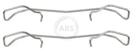 Планка супорта (переднього) прижимна (к-кт) VW Caddy III 1.2-2.0TDI 04-15 (Ate) A.B.S. 1678Q Купити в Україні