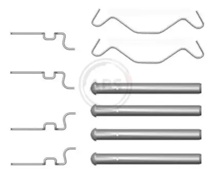 Планка супорта (заднього) прижимна (к-кт) Toyota Prius 00-09 A.B.S. 1683Q