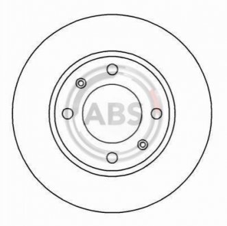Тормозной диск A.B.S. 16876