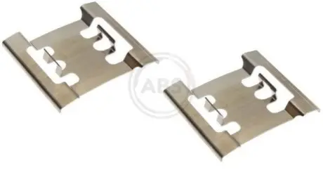 Фото Планка супорта (переднього) прижимна (к-кт) Renault Master 01- A.B.S. (1688Q) зображення 1