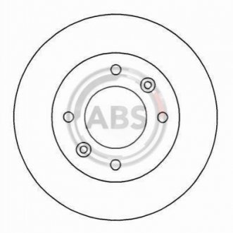 Тормозной диск A.B.S. 16936 (фото 1)