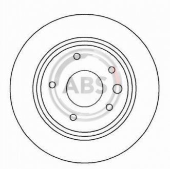 Гальмівний диск A.B.S. 16999 (фото 1)