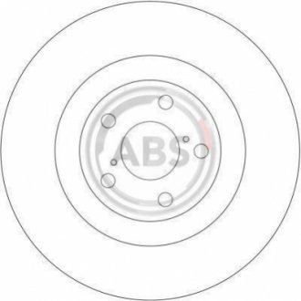 Тормозной диск - A.B.S. (26300AE060, 26300AE061, 26300FE040) A.B.S. 17020 (фото 1)