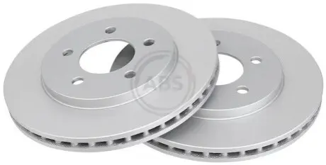 Фото Диск гальмівний (передній) Chrysler Voyager 2.0-3.8 2.5-2.8CRD 95-08 (282x24) (з покриттям)(вент.) A.B.S. (17033) зображення 1