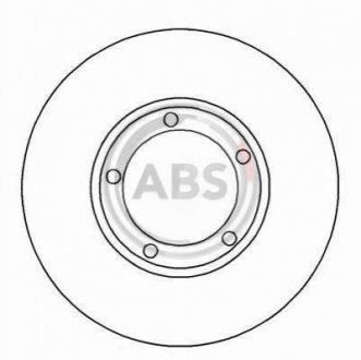 Тормозной диск - (581294A100, 581294A000) A.B.S. 17035