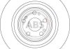 Тормозной диск - A.B.S. 17037 (1634210312, 1634210512, A1634210312)
