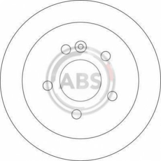 Тормозной диск A.B.S. 17108