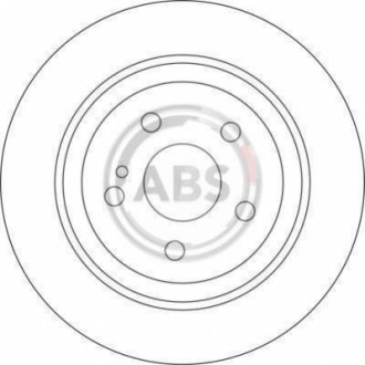 Гальмівний диск A.B.S. 17112 (фото 1)