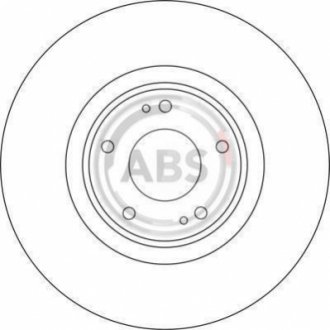 Тормозной диск A.B.S. 17127