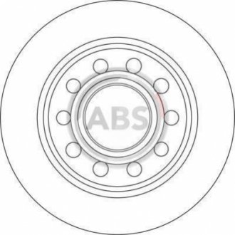 Тормозной диск A.B.S. 17239 (фото 1)