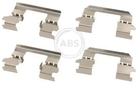 Фото Планка супорта (переднього) прижимна (к-кт) Nissan Qashqai/ X-Trail 07-13 (Akebono) A.B.S. (1736Q) зображення 1