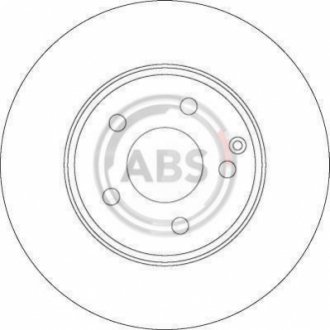 Тормозной диск - A.B.S. (2114210912, A2114210912) A.B.S. 17403 (фото 1)
