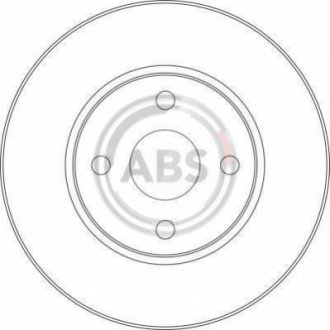 Тормозной диск A.B.S. 17453 (фото 1)