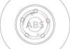 Тормозной диск A.B.S. 17508 (фото 1)