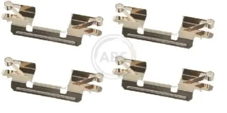 Фото Планка супорта (переднього) прижимна (к-кт) Mitsubishi L200/Pajero Sport II 05- A.B.S. (1769Q) зображення 1