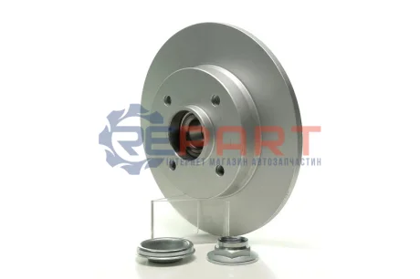 Фото Диск гальмівний (задній) Citroen C3/C4 /Peugeot 207/307 05- (249х9) (+ABS) A.B.S. (17893C) зображення 1