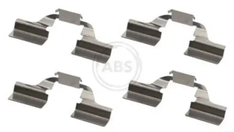 Фото Комплектуючі гальмівних колодок A.B.S. (1827Q) зображення 1
