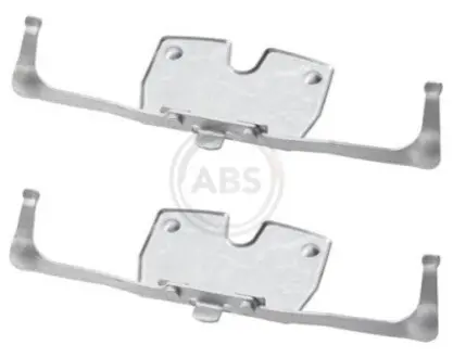 Фото Монтажний набір задніх гальмівних накладок A.B.S. (1851Q) зображення 1