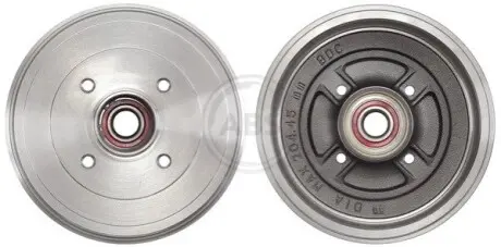 Гальмівний барабан задн. Clio/Logan/Modus/Symbol/Twingo (62-14) A.B.S. 2828SC Купити в Україні