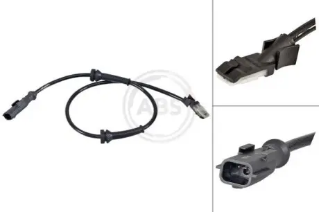 Фото 1 — Датчик ABS заднiй, лiвий A.B.S. (31605) Фото Датчик ABS заднiй, лiвий A.B.S. (31605) зображення 1