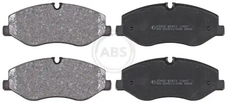 Тормозные колодки дисковые A.B.S. 35055