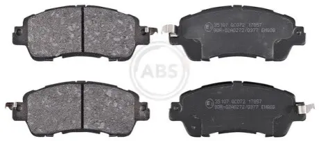 Колодки гальмівні (передні) Mazda 2 1.5 14 A.B.S. 35107 Купити в Україні