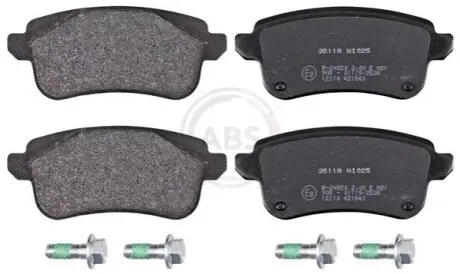 Колодки гальмівні (задні) Renault Megane IV/Scenic IV/Grand Scenic IV/Espace/Talisman 16 A.B.S. 35118