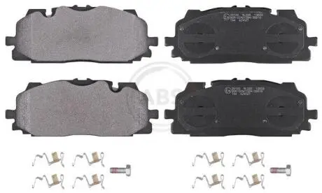 Колодки гальмівні (передні) Audi A4/A5/Q5/Q7 15-/ A5 Sportback 07-17/ A6/A7/A8/Q3/Q8/VW Touareg 17 A.B.S. 35125 Купити в Україні