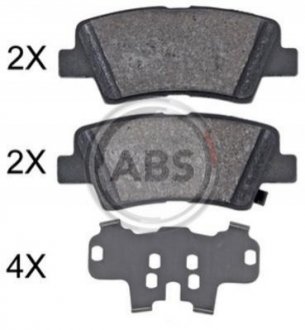 Тормозные колодки дисковые A.B.S. 35133 (фото 1)
