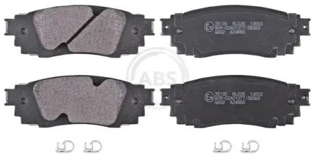 Колодки гальмівні (задні) Toyota C-HR 16--/Rav4 18-/Lexus RX 15 A.B.S. 35135 Купити в Україні