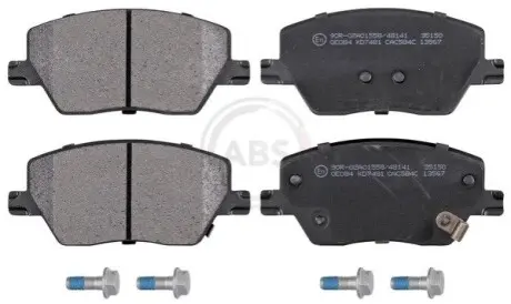 Фото 1 — Колодки гальмівні, дискові A.B.S. (35150) Фото Колодки гальмівні, дискові A.B.S. (35150) зображення 1