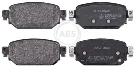 Колодки тормозные, дисковые A.B.S. 35169