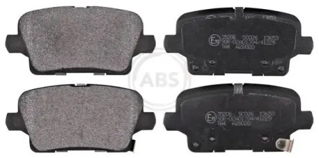 Колодки гальмівні (задні) Opel Insignia B 17 A.B.S. 35206 Купити в Україні