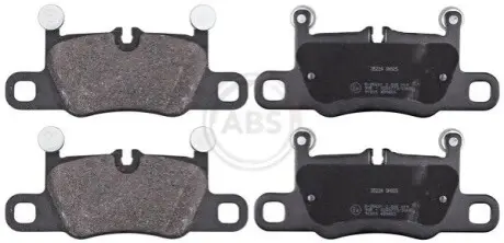 Колодки гальмівні (задні) Porsche 911 12-/Cayenne Coupe 19- (Brembo) (з балансиром) A.B.S. 35224