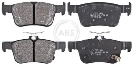 Колодки гальмівні (задні) Honda Civic X 17-22 A.B.S. 35253 Купити в Україні