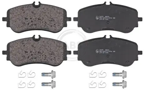 Тормозные колодки дисковые A.B.S. 35259