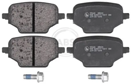 Гальмiвнi колодки дисковi A.B.S. 35268 Купити в Україні
