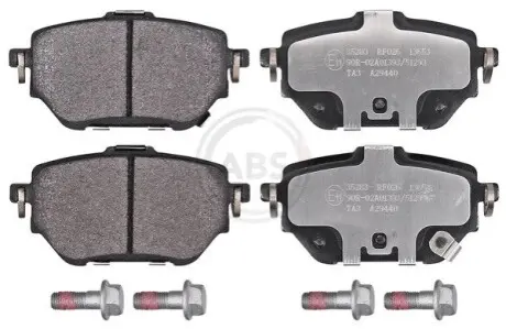 Колодки гальмівні (задні) Toyota Corolla 1.5/1.6 VVTi 19 A.B.S. 35283 Купити в Україні