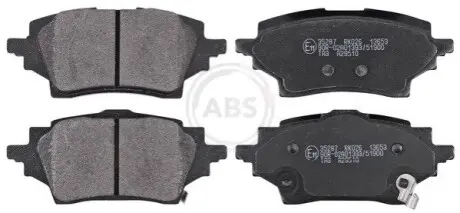 Колодки гальмівні (задні) Toyota Corolla 18-/C-HR 16- (з аксесуарами) A.B.S. 35287 Купити в Україні