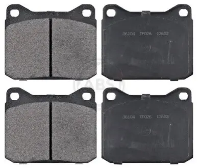 Фото Гальмівні колодки, дискове гальмо (набір) A.B.S. (36104) зображення 1