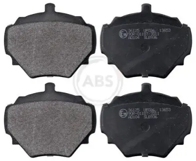 Гальмівні колодки, дискове гальмо (набір) A.B.S. 36125