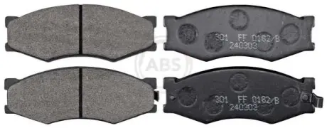 Гальмівні колодки, дискове гальмо (набір) A.B.S. 361681