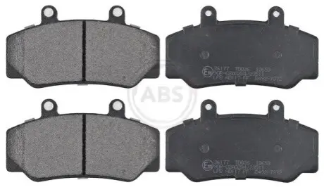 Колодки гальмівні (передні) Volvo 740/760/780/940/960 -98 A.B.S. 36177