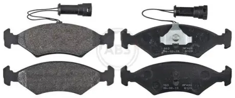 Фото Тормозные колодки, дисковый тормоз.) A.B.S. (36459) изображение 1