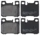 Гальмівні колодки, дискове гальмо (набір) 364982