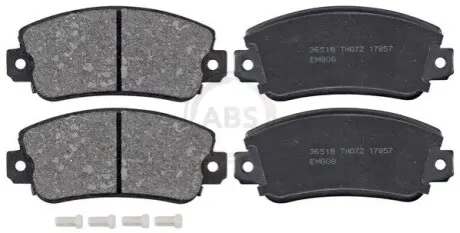 Фото Колодки гальмівні (передні) Fiat Panda/Regata/Seat Ibiza/Terra 81-04 (Bosch) A.B.S. (36518) зображення 1