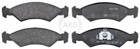 Колодки тормозные Ford Fiesta 1.1-1.6D 83-89. A.B.S. 36534