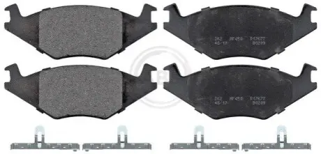 Колодки гальмівні (передні) Seat Cordoba/Ibiza 94-02/VW Golf/Jetta/Polo 81-94 A.B.S. 36539 Купити в Україні