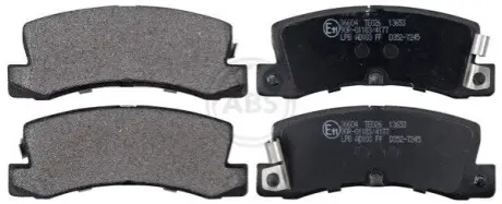 Фото Тормозные колодки, дисковый тормоз.) A.B.S. (36604) изображение 1