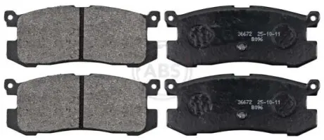Тормозные колодки, дисковый тормоз.) A.B.S. 36672 Купить в Украине